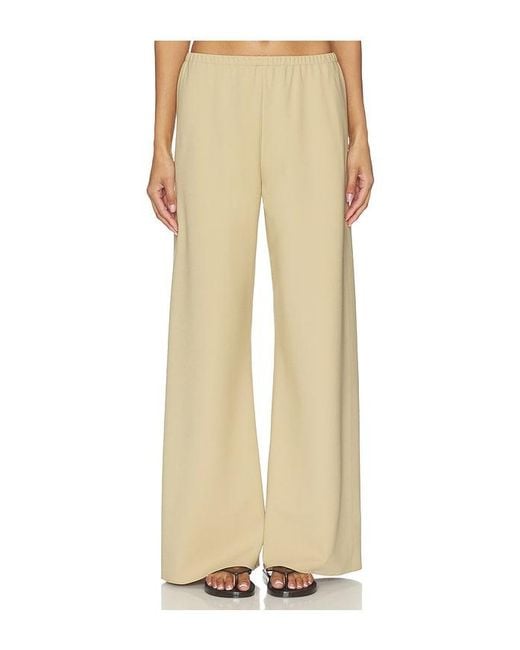 La Ligne Natural Crepe Colby Pants