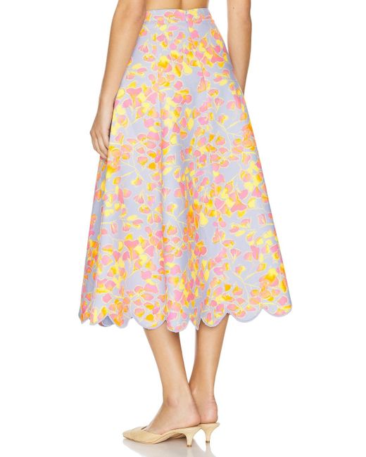 AMUR Falynn スキャロップスカート Multicolor