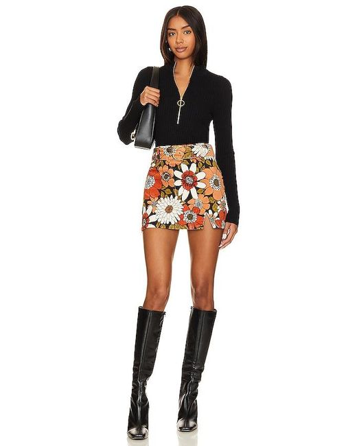 Show Me Your Mumu Black Charlie Zip Sweater