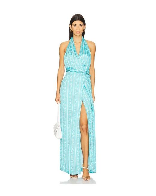 Maxivestido Alesia En Color Azul Talla En Sabina Musayev de color Blue