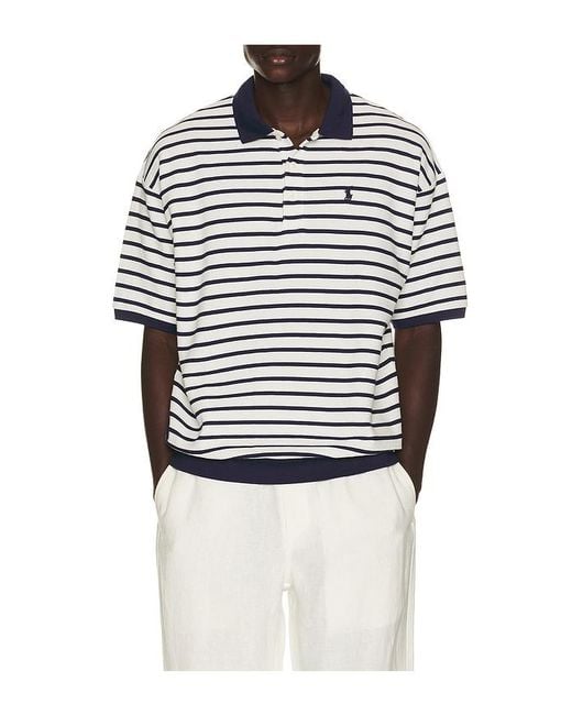 Polo Ralph Lauren Multicolor Short Sleeve Yarn Dyed Jacquard Textured Interlock Striped Polo for men