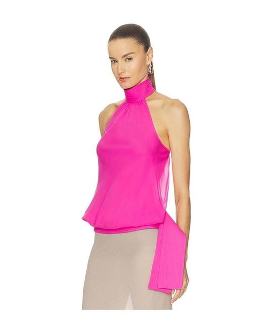 CULTNAKED Pink Bubble Top