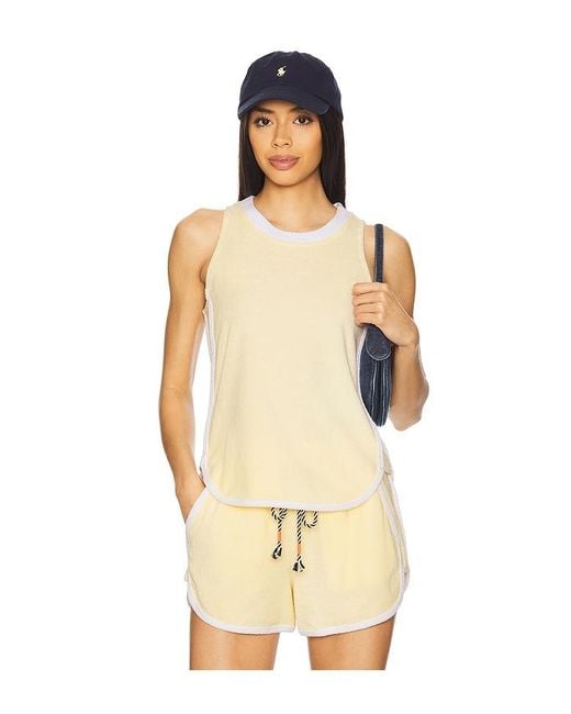 Sundry Natural Loop Terry Tank Top