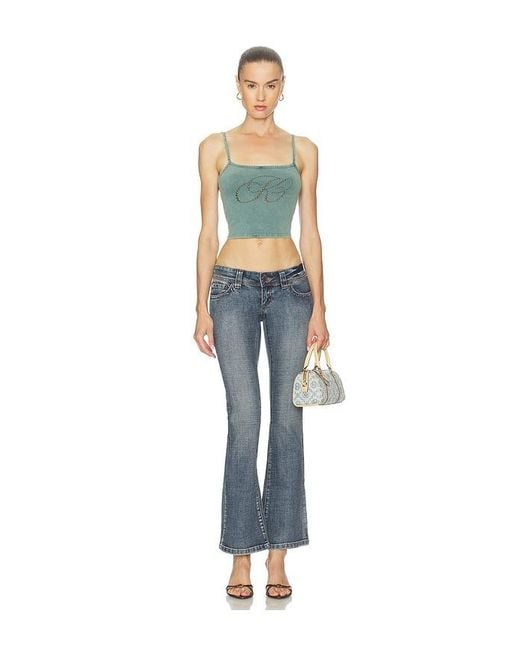 KNWLS Blue Cally Cami Top