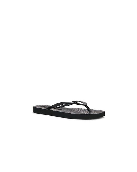 Sleeper Black Flip Flops Slim