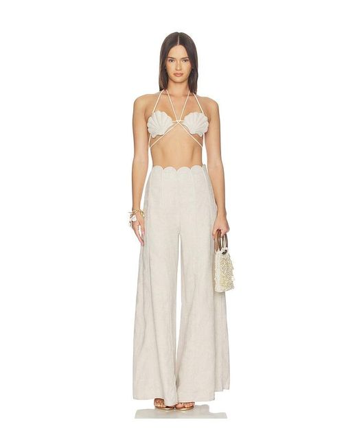 AZULU Natural Silvana Top