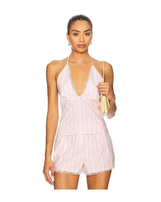 Lovers + Friends White Sylvie Top