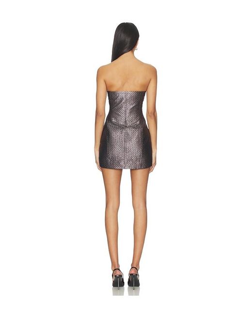 The Sei Black Strapless Mini Dress