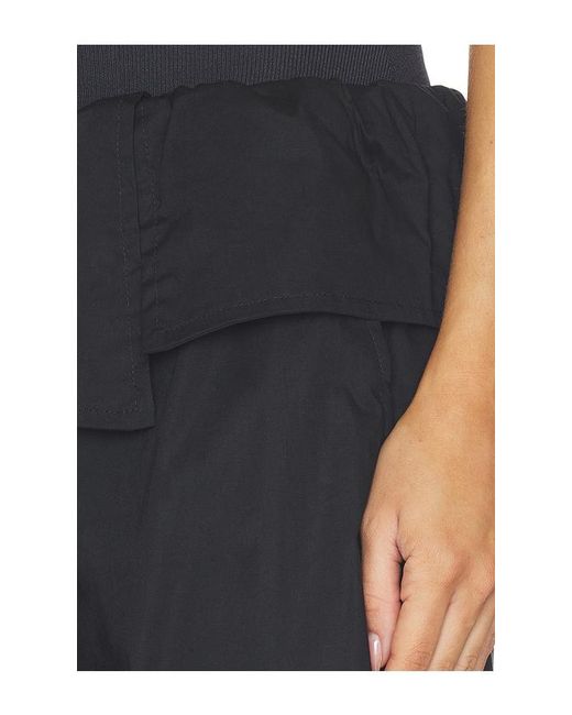 WeWoreWhat Black Pull On Fold Over Pants