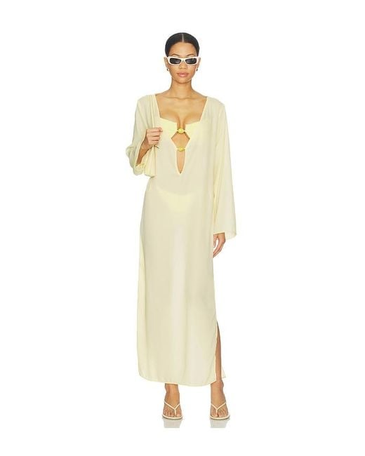 Baobab White Luna Maxi Dress