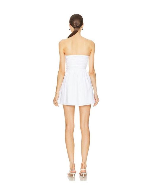 MORE TO COME White Robin Mini Dress
