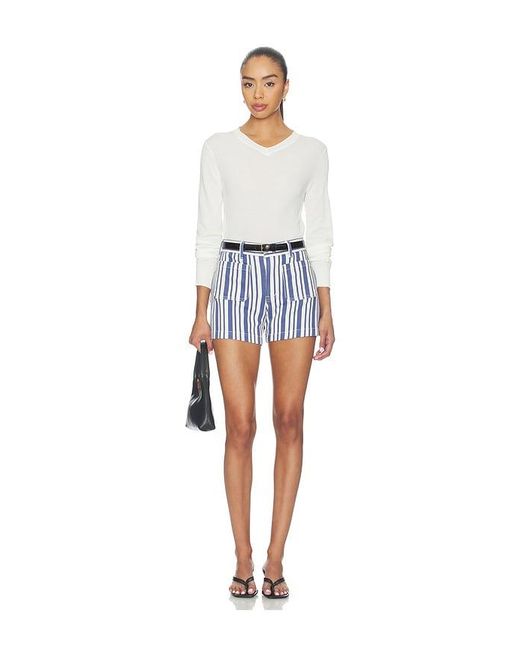 Madewell Blue Shorts Patch
