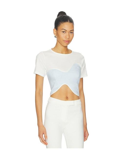 AZULU White Ceci Top