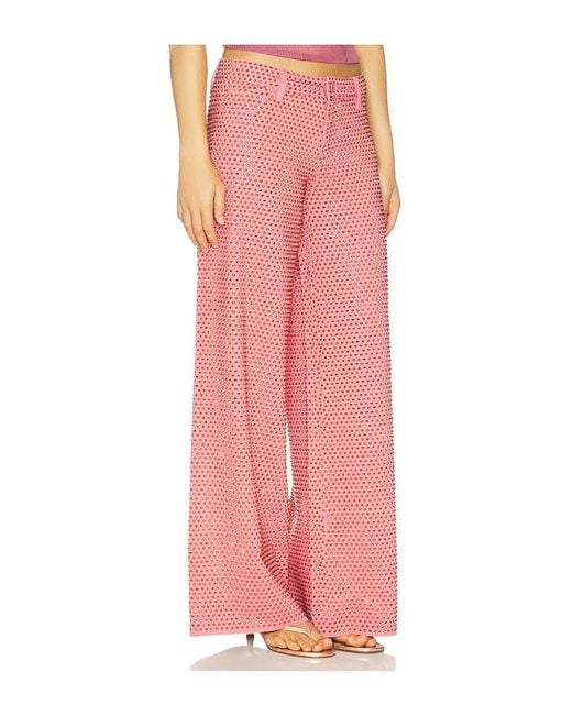 Alice + Olivia Pink Amazing Baggy Jean