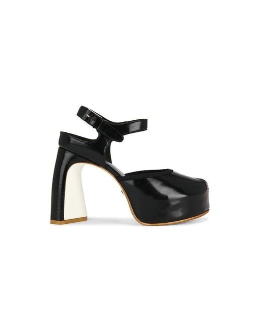Tory Burch Black Peep Toe Platform