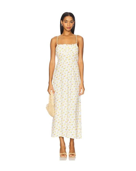 Vestido Midi Phaedra En Color Blanco Talla (También En M, S, Xs) Faithfull The Brand de color White