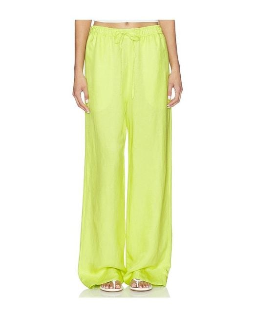 Polo Ralph Lauren Yellow Standard Wide Leg Pant