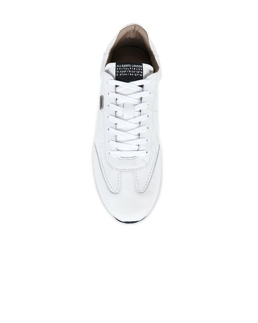 AllSaints White Liam Low Top for men