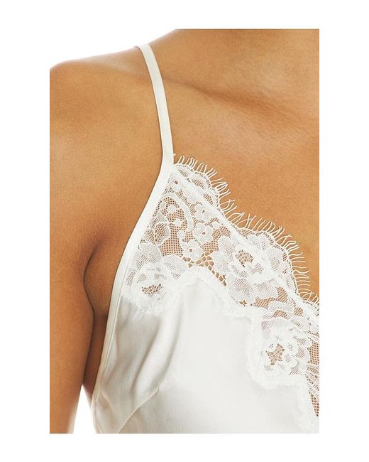 Fleur du Mal White Juliet Lace Mini Slip