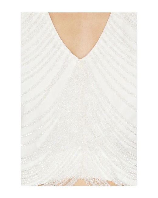 GIUSEPPE DI MORABITO Natural Beaded Top