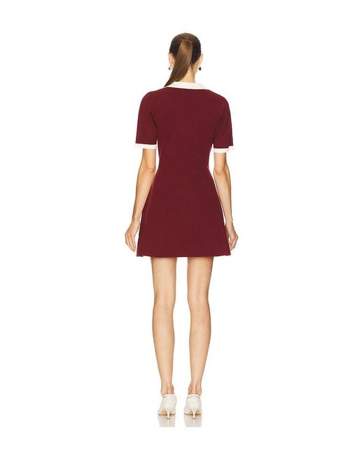 Maude Club Red Tallulah Knit Dress