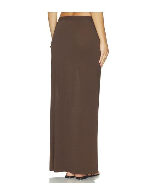 SRG Brown Emersyn Knit Skirt