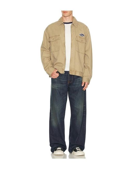 Brixton Blue Trademark Lightweight Garage Jacket for men