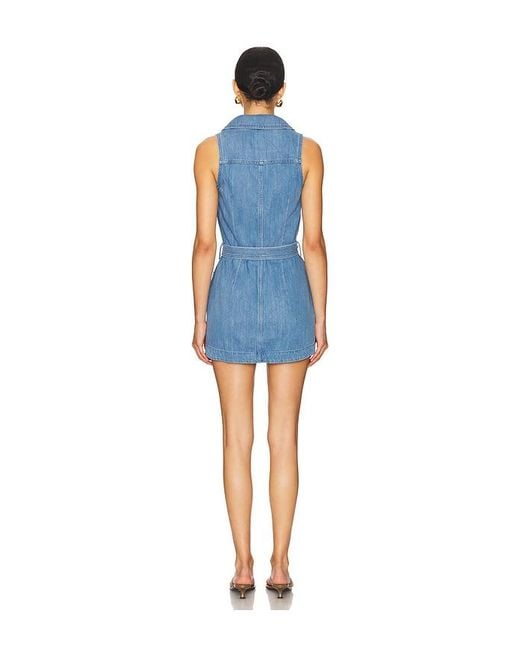 Vestido Chaleco Fairfield En Color Azul Talla (También En Xs, S, M, Xl) Show Me Your Mumu de color Blue
