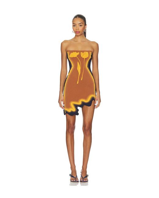 Ph5 Multicolor Lyndon Wavy Mini Dress