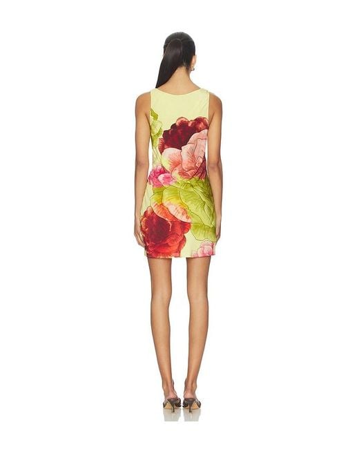 Muma World Yellow Taif Electra Mini Dress