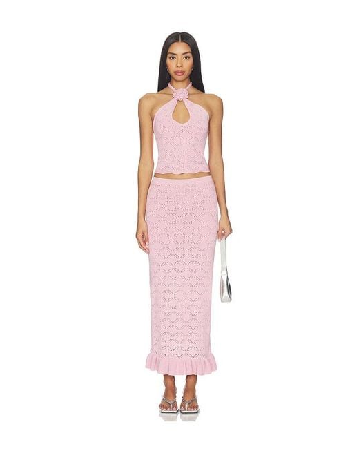 CAPITTANA Pink Christy Skirt