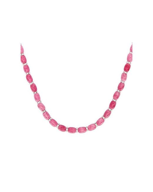 Julietta Pink Donna Linea Necklace