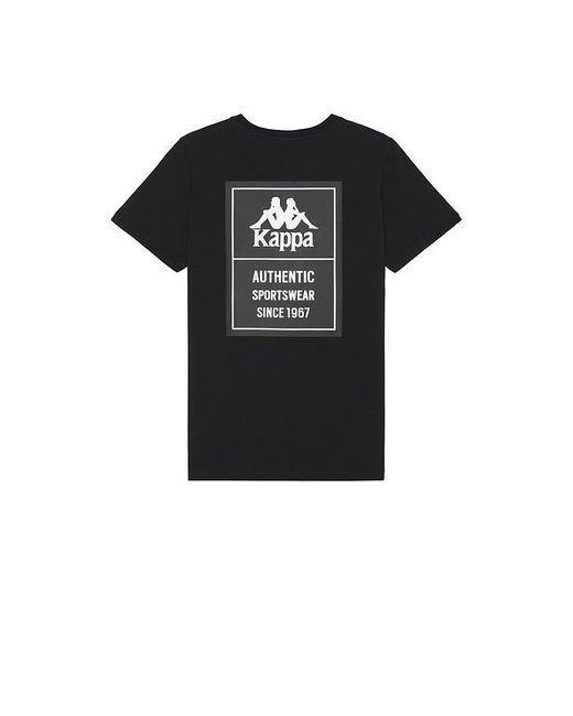 Kappa Black Authentic Novo Tee for men