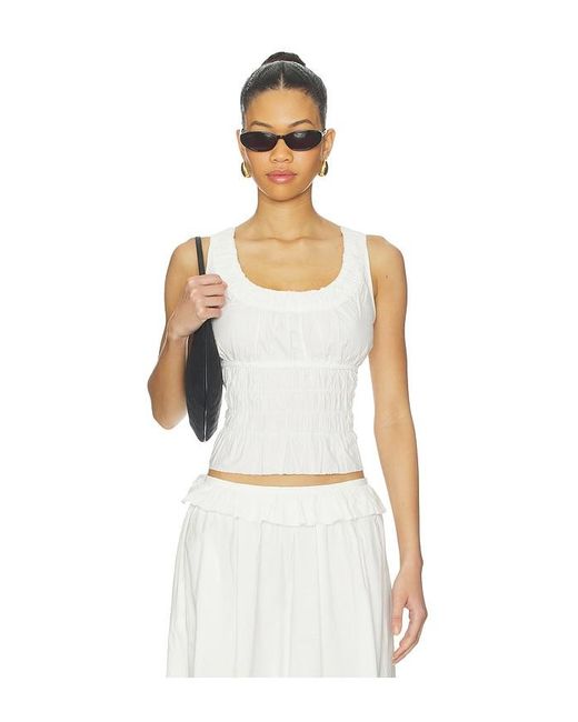 Ciao Lucia White Louisa Top