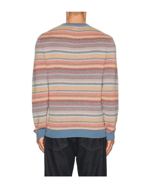 Marine Layer Multicolor Reed Jacquard Sweater for men