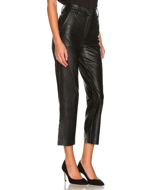 Commando Black Faux Leather Trouser