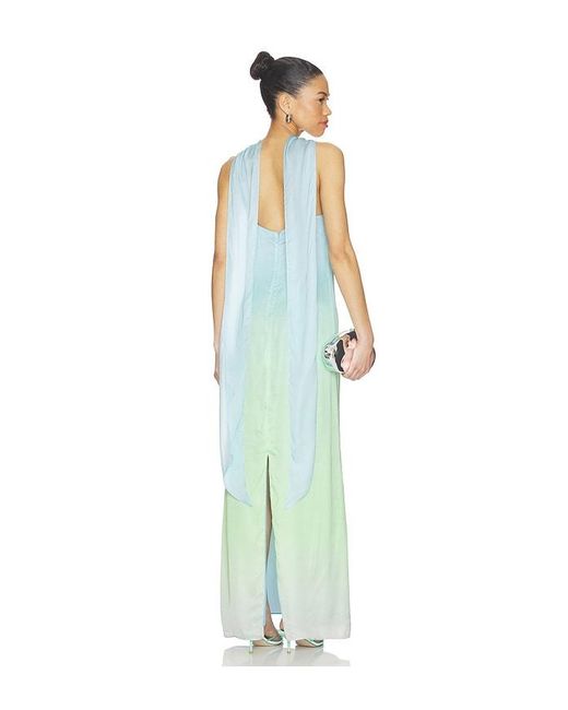 Amanda Uprichard Blue X Revolve Ashton Maxi Dress