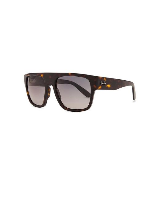 Ray-Ban Black Drifter Square Sunglasses for men