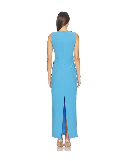 Elliatt Blue Dali Floral Gown
