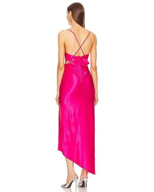 Michael Costello Pink X Revolve Cassie Midi Dress