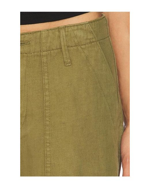 GOOD AMERICAN Green Lite Linen Jeans