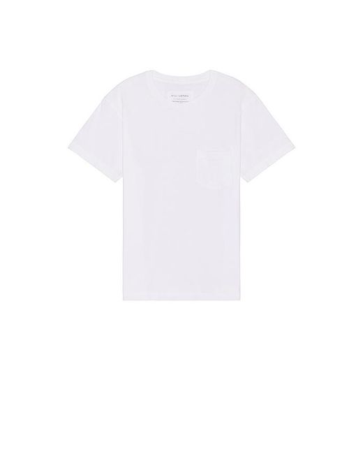 Nili Lotan White Brandon Tee for men