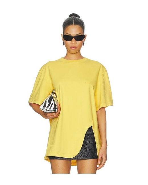 The Attico Yellow Oversized T-Shirt