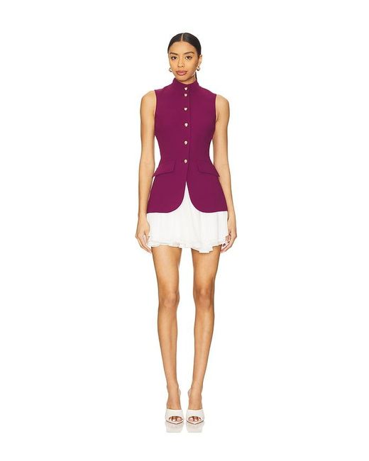 Amanda Uprichard Red Justine Dress