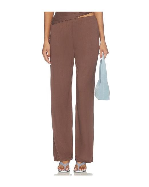 Madison The Label Brown Ari Pants