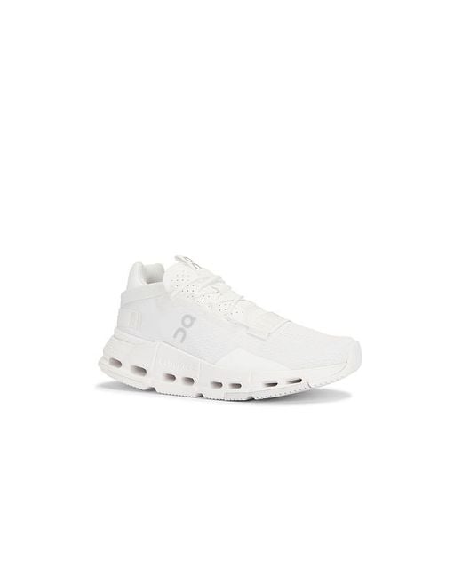 On Shoes White Cloudnova 2 Sneaker