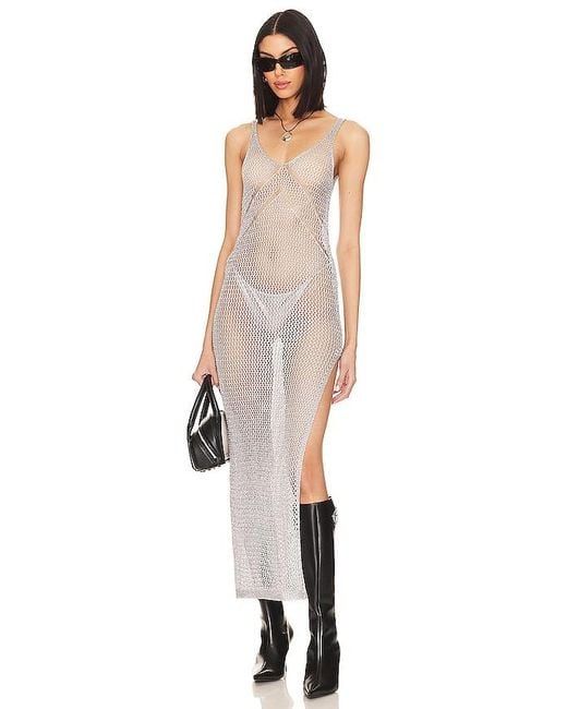 superdown White Marlee Maxi Dress