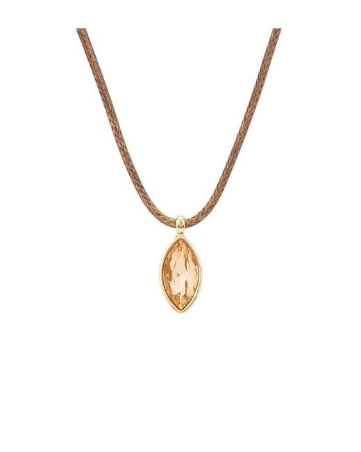 Ettika Brown Gifting Marquise Necklace