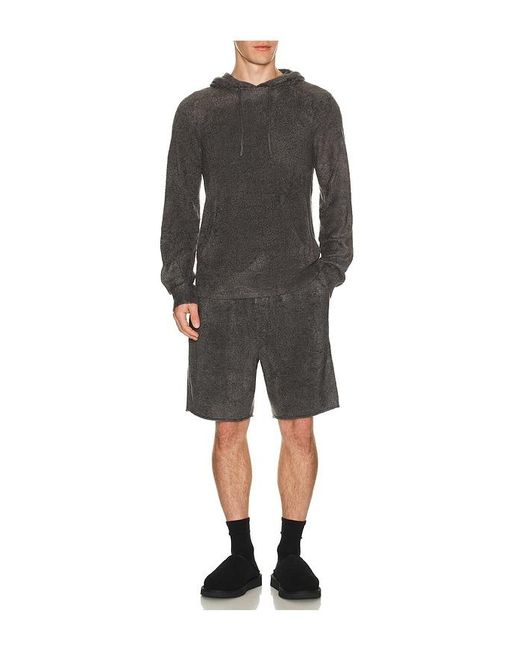 Barefoot Dreams Gray Cozychic Lite Pullover Hoodie for men