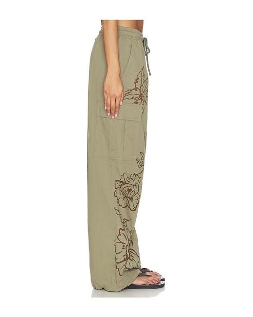 Juliet Johnstone Green Cotton Parachute Pant